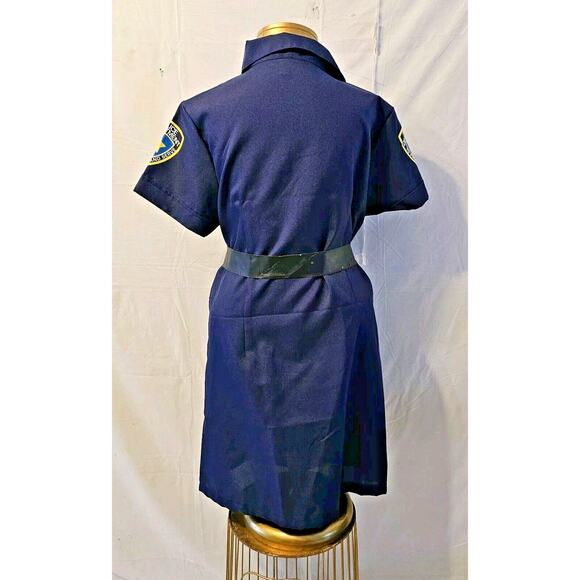 Classy COP Halloween Costume WOMENS Lady Police Officer, Handcuffs, Badge, Hat - Picture 3 of 13
